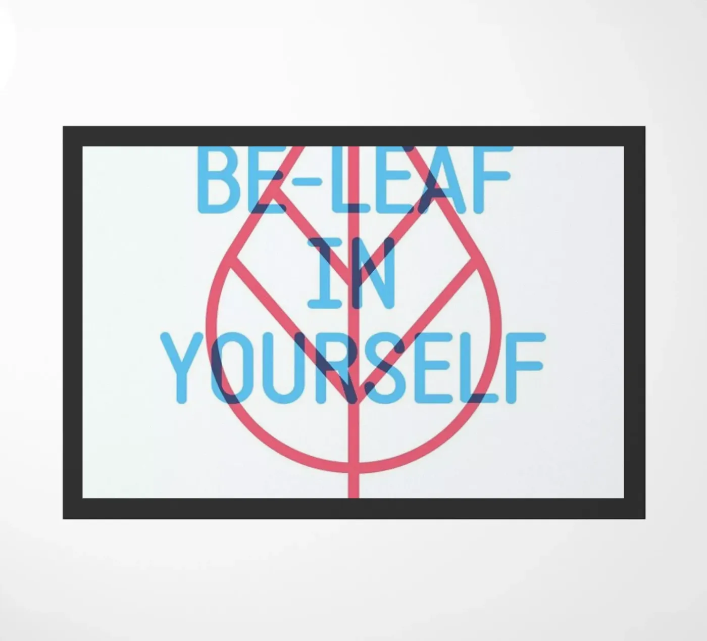 Be-Leaf doormat by Evita Witzenhausen