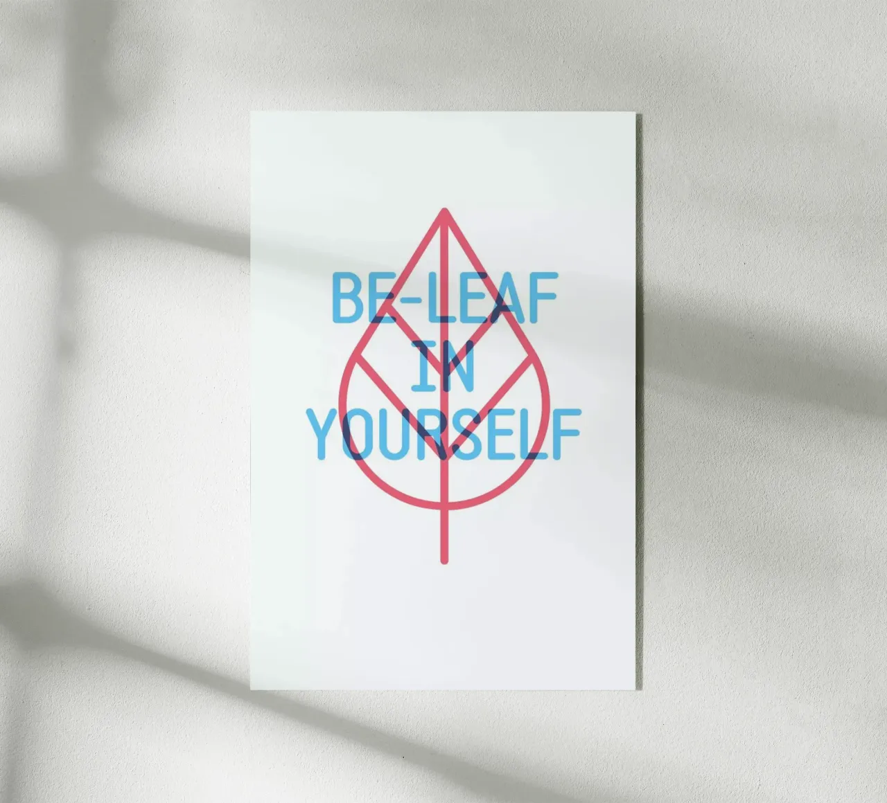 Be-Leaf Acryl-Glas von Evita Witzenhausen