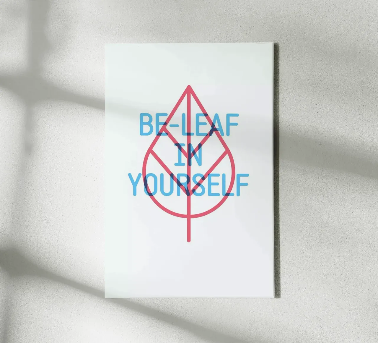 Be-Leaf canvas van Evita Witzenhausen