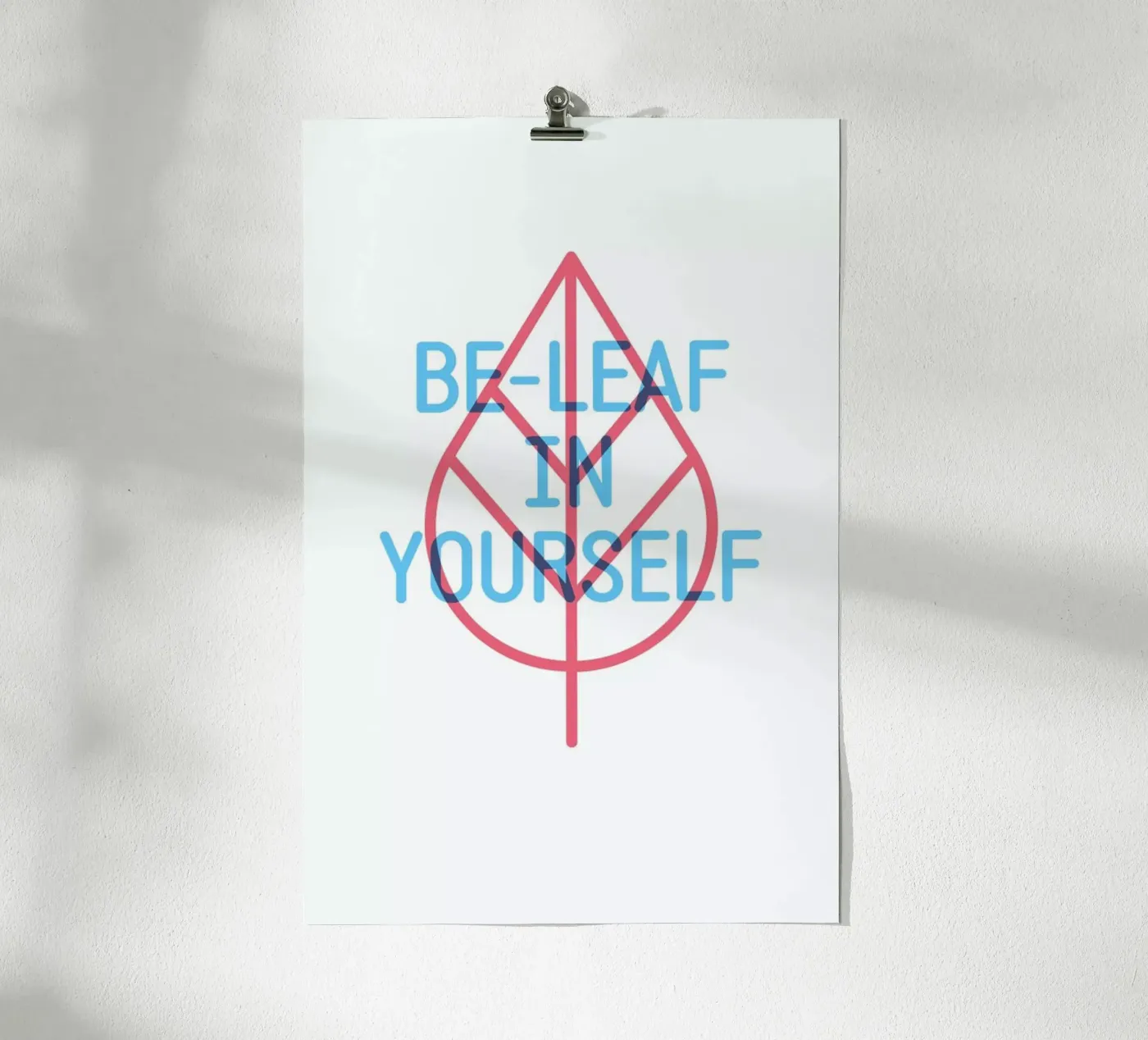 Be-Leaf Poster von Evita Witzenhausen