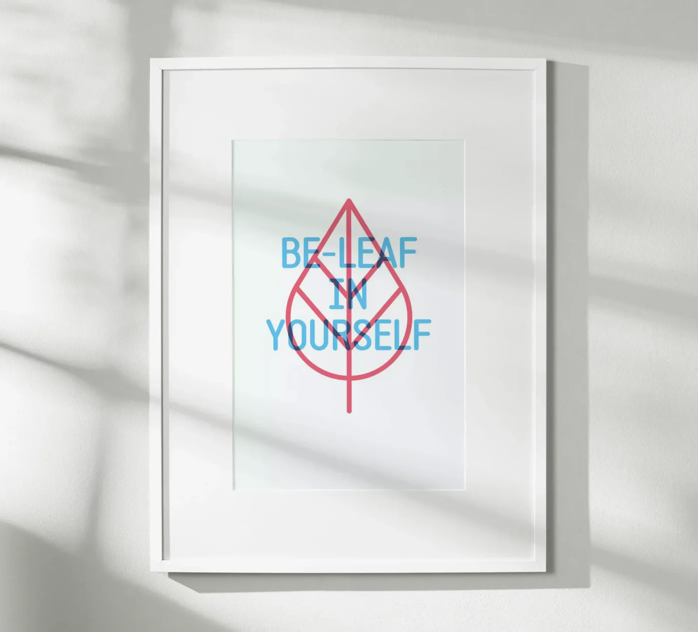 Be-Leaf Poster von Evita Witzenhausen