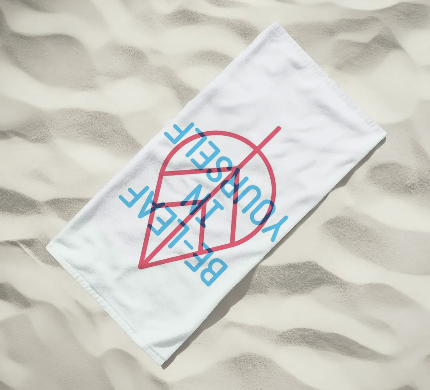 Be-Leaf beach towel by Evita Witzenhausen