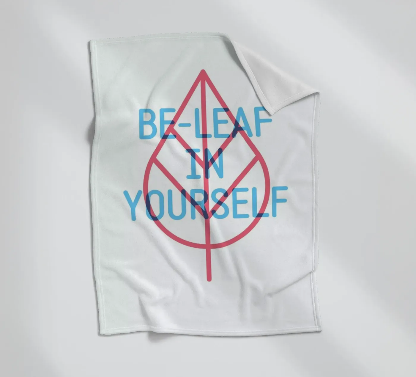 Be-Leaf Fleecedecke von Evita Witzenhausen
