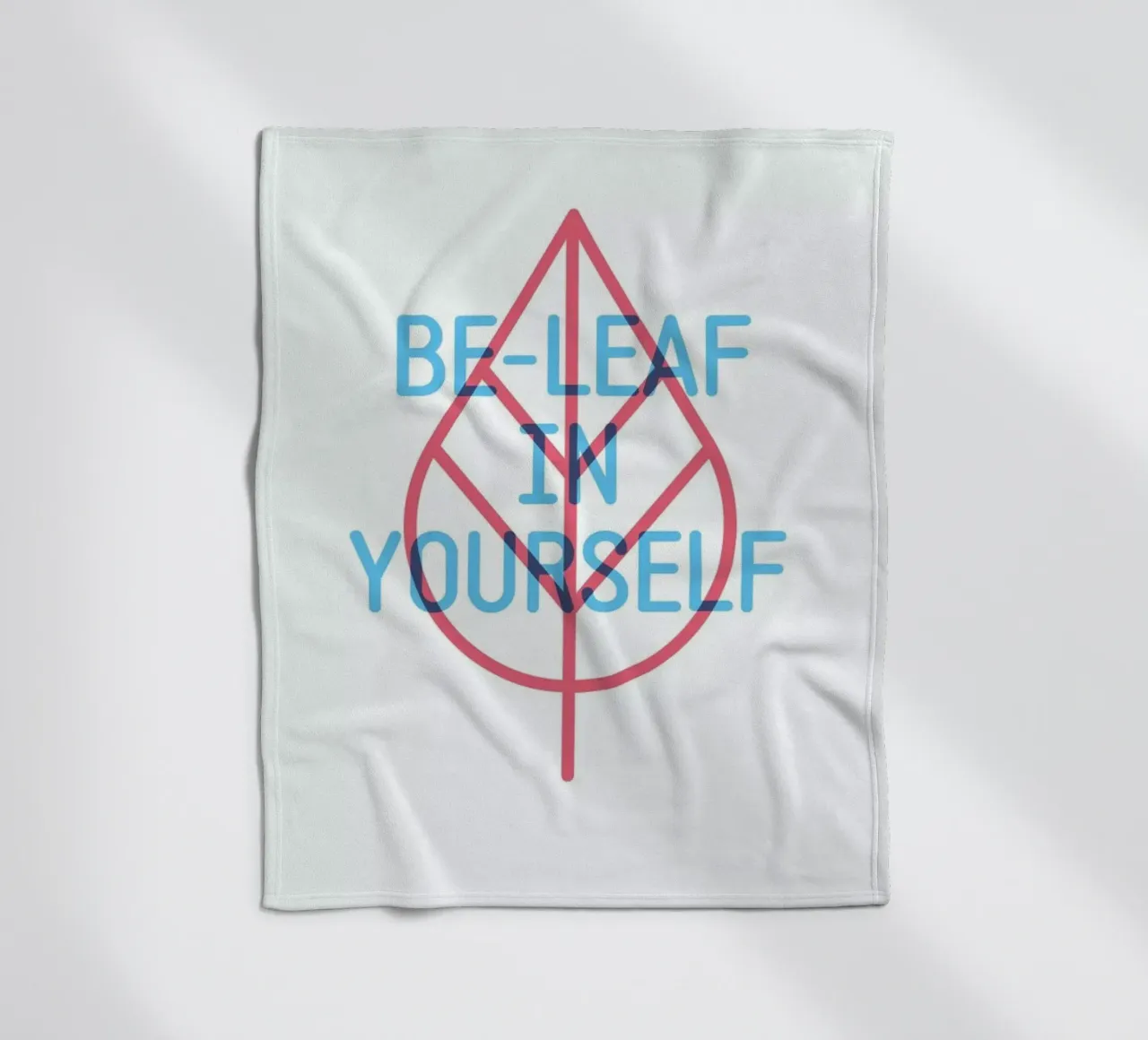 Be-Leaf fleecedeken van Evita Witzenhausen