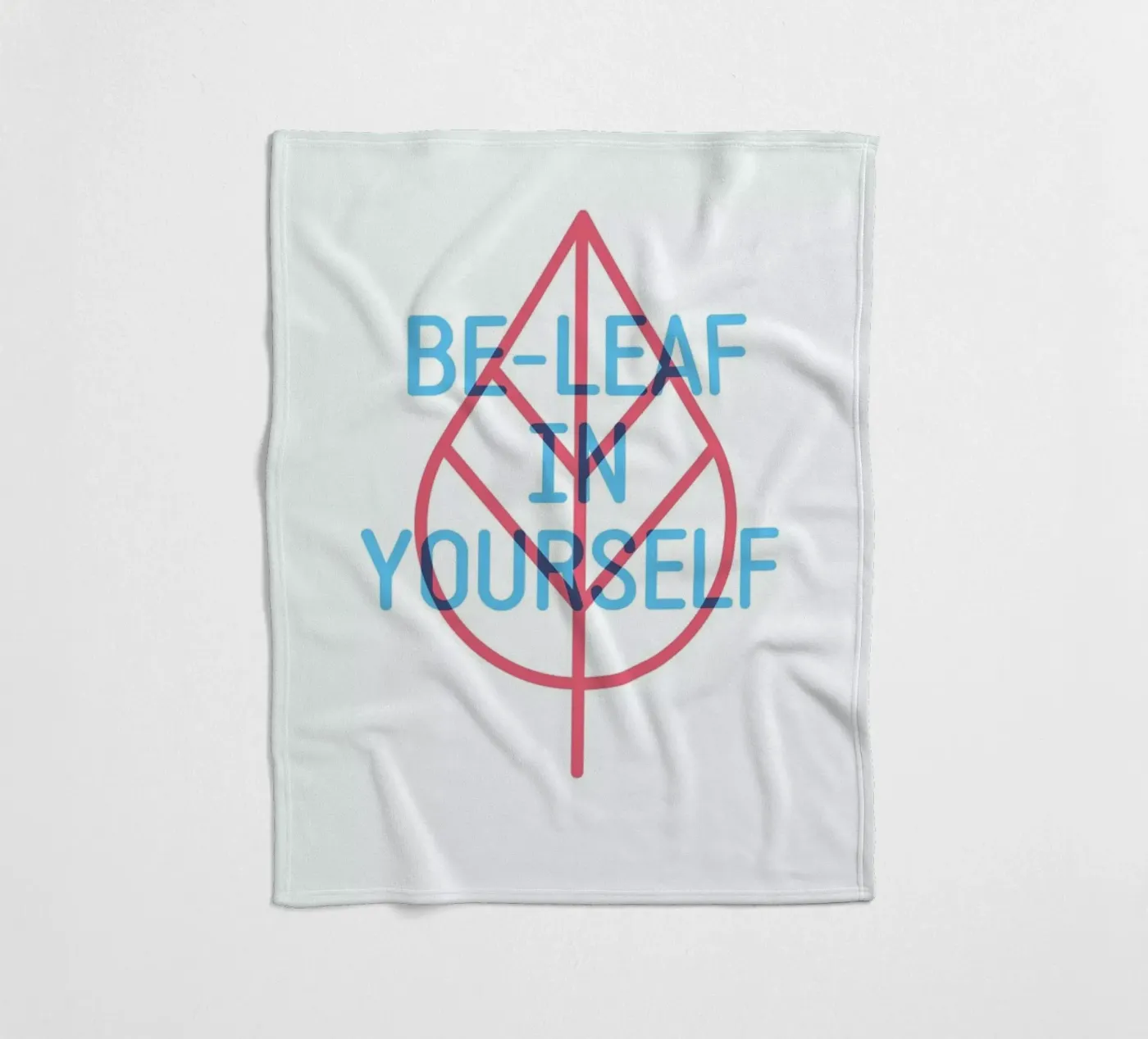 Be-Leaf Fleecedecke von Evita Witzenhausen