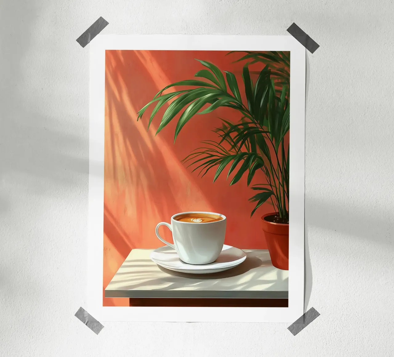 Kaffee in der Sonne Poster von Spice & Style