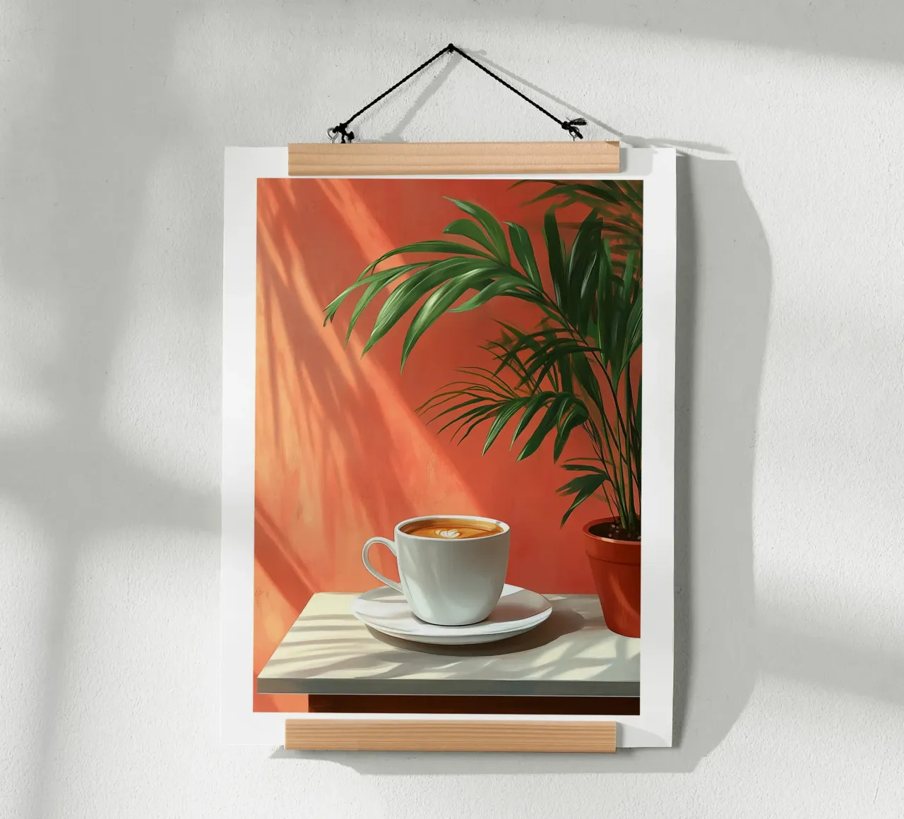 Kaffee in der Sonne Poster von Spice & Style