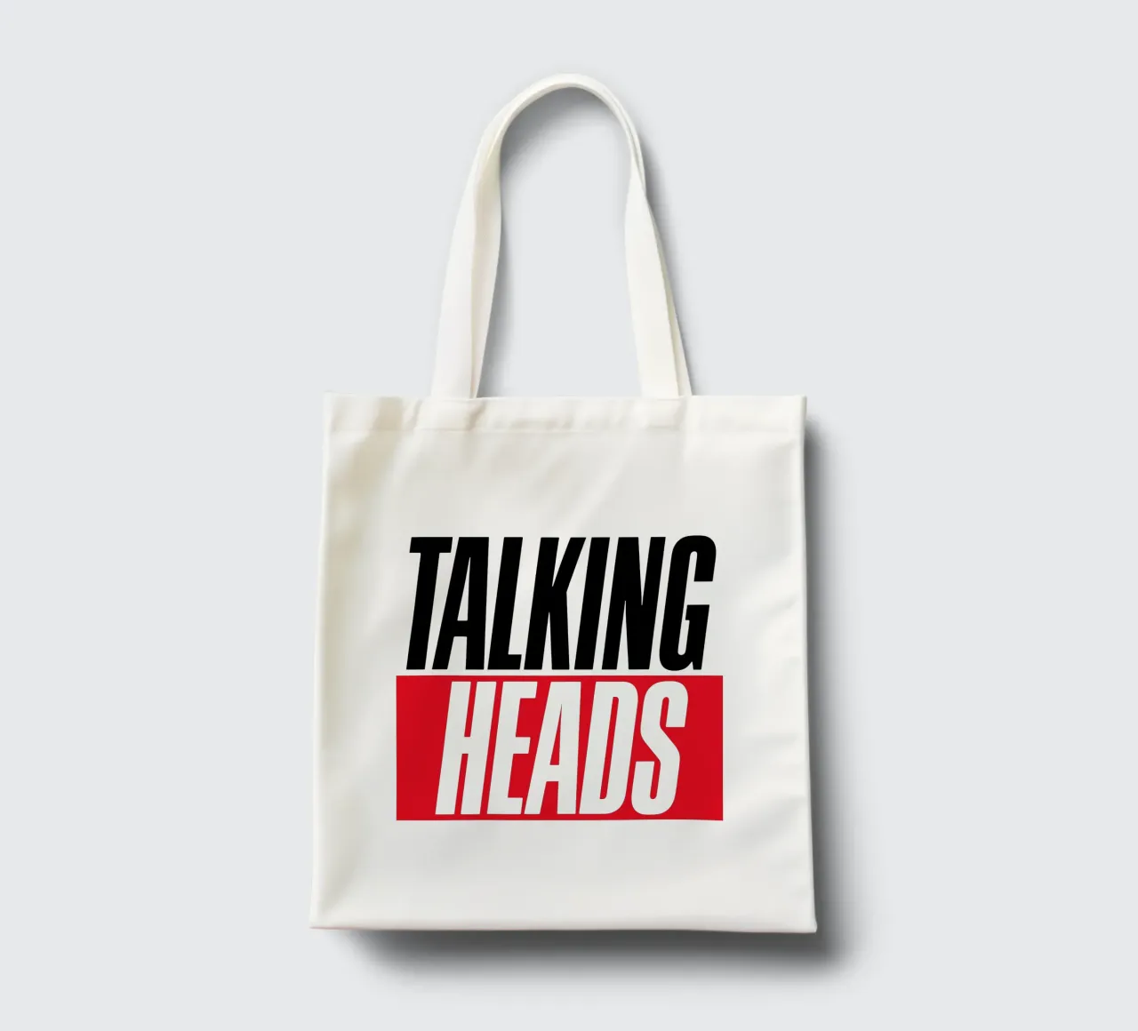 Talking Heads tote bag by Jason Lavelle