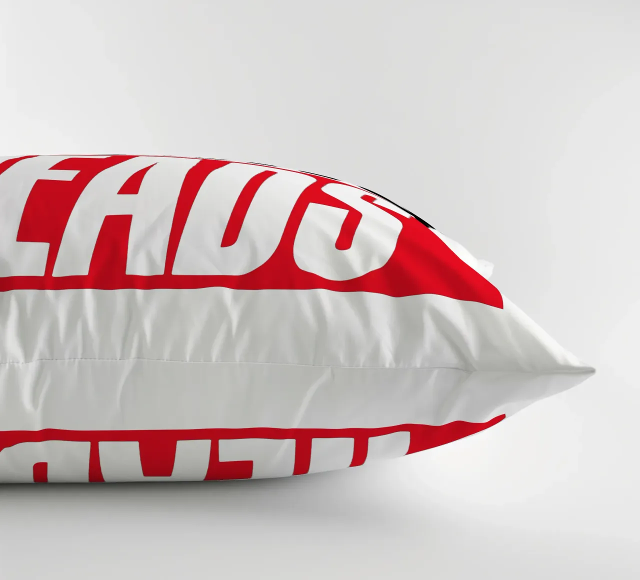 Talking Heads decorative cushion by Jason Lavelle
