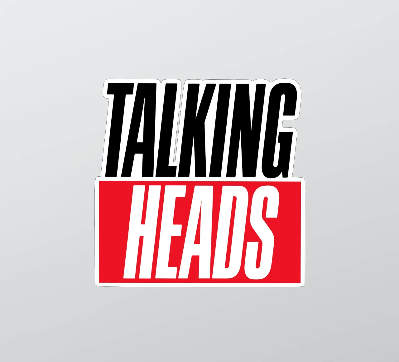 Talking Heads sticker by Jason Lavelle