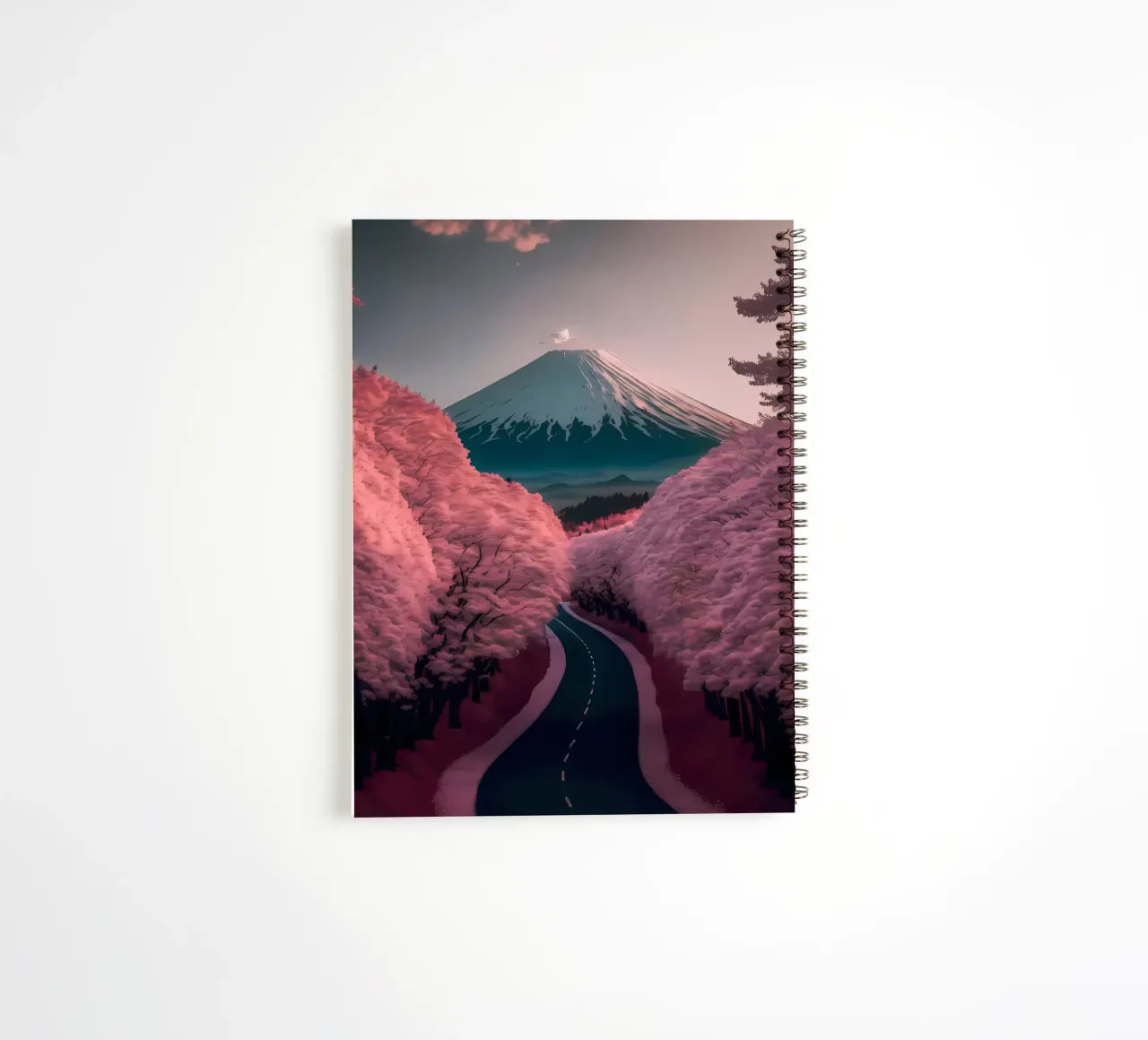 Kirschblüte Japan Kunst Ringbuch von Mikesell