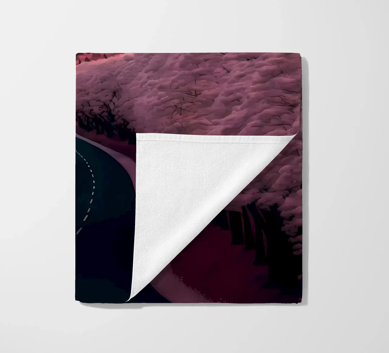 Cherry Blossom Japan Art beach towel by Mikesell