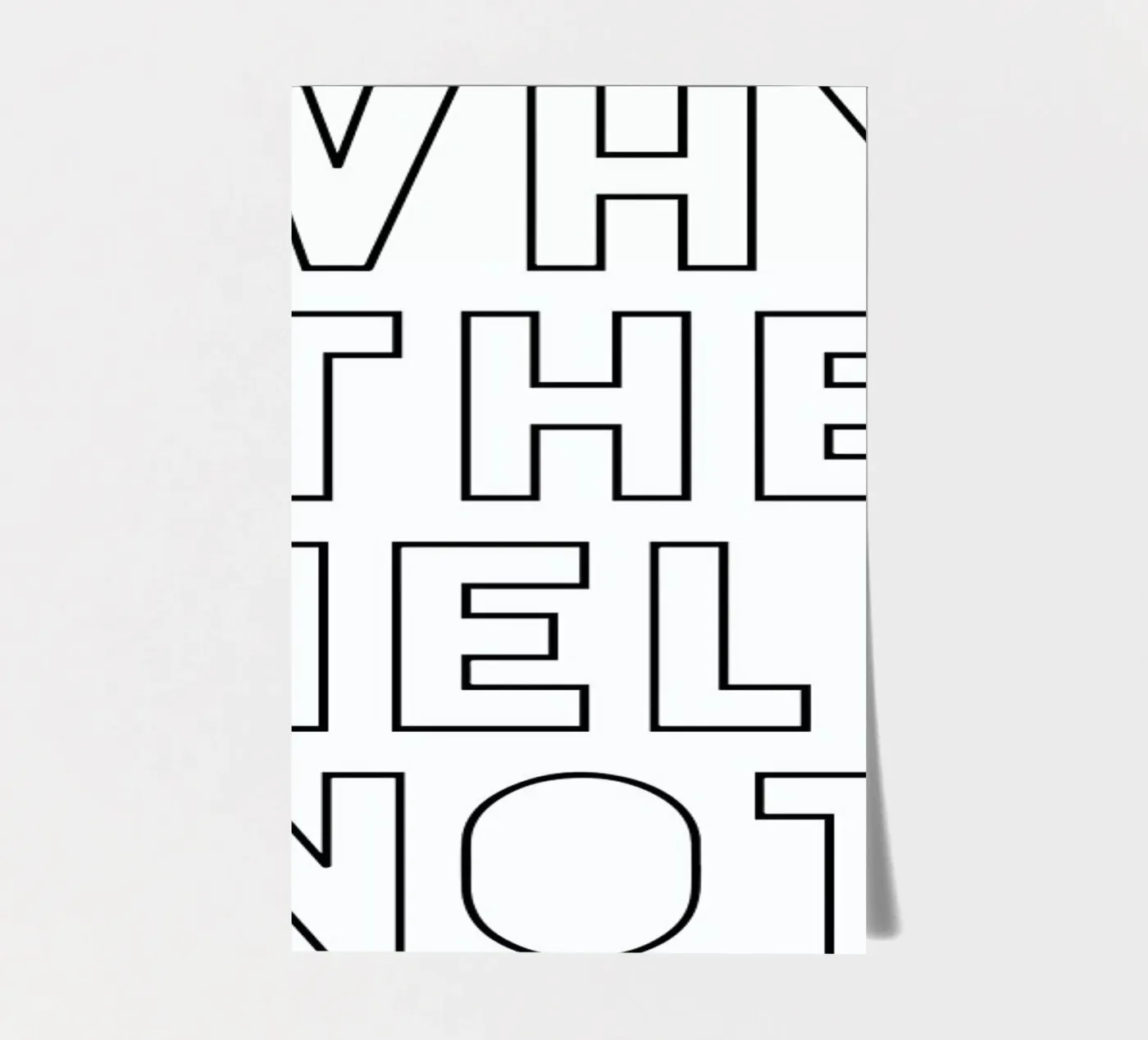 Hell Not sticker sheet by Mottos by Sinan Saydik