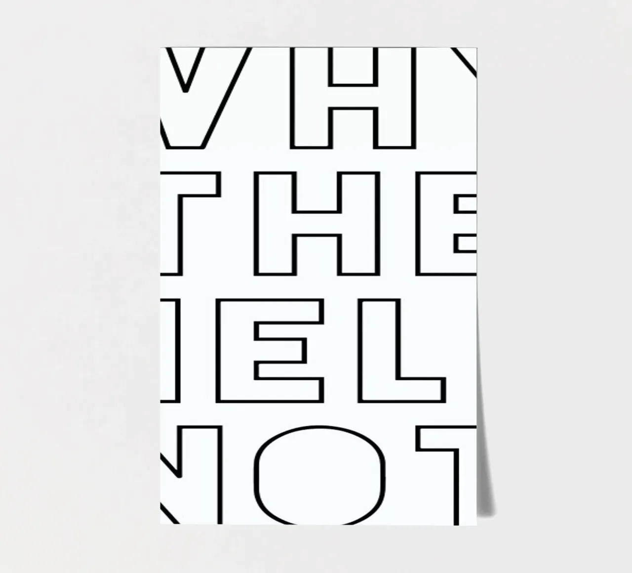 Hell Not sticker sheet by Mottos by Sinan Saydik