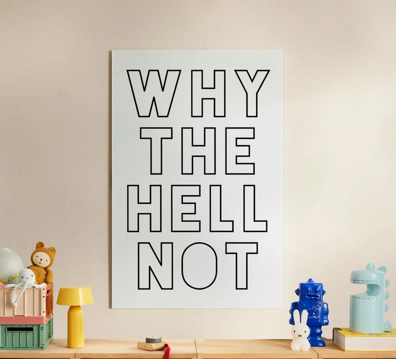 Hell Not plexiglass da Mottos by Sinan Saydik
