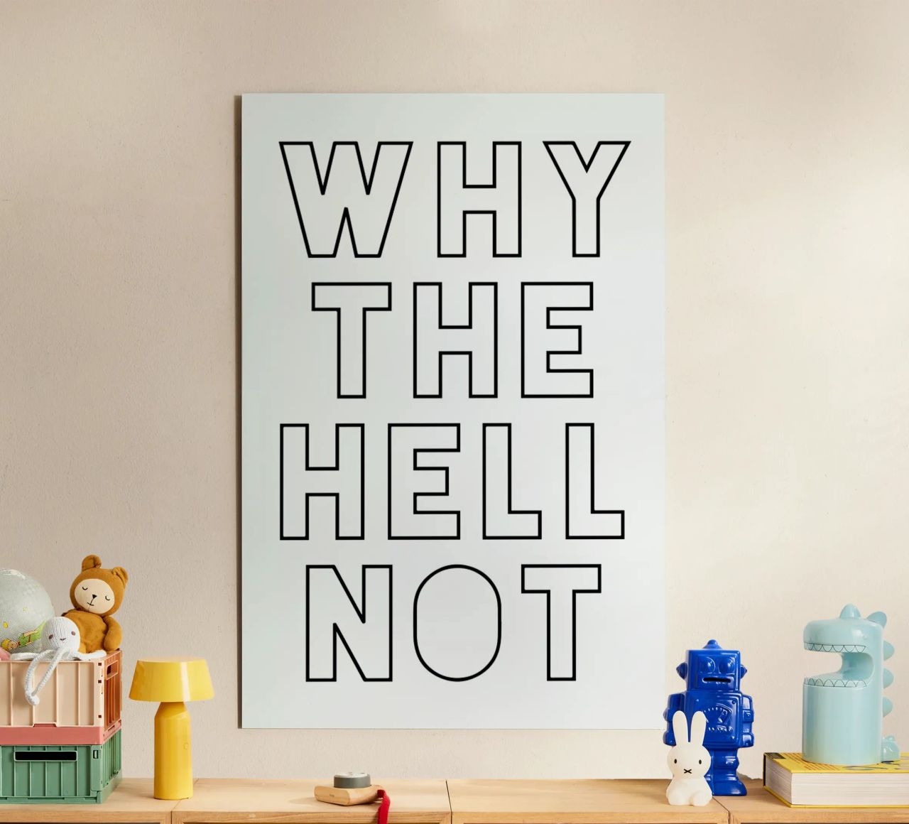 Hell Not alluminio dibond da Mottos by Sinan Saydik