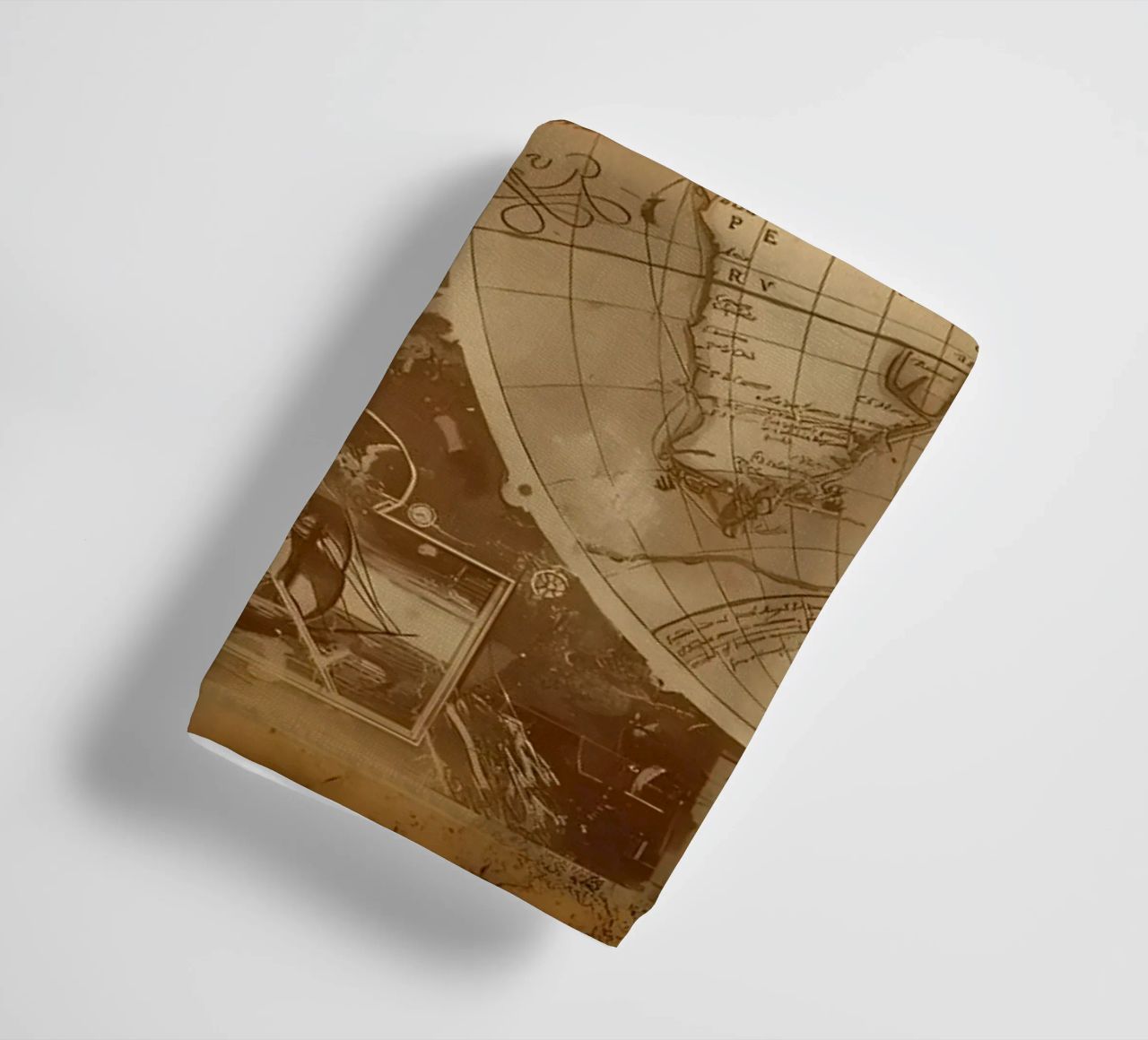 Vintage Map of the World towel by Delaplane