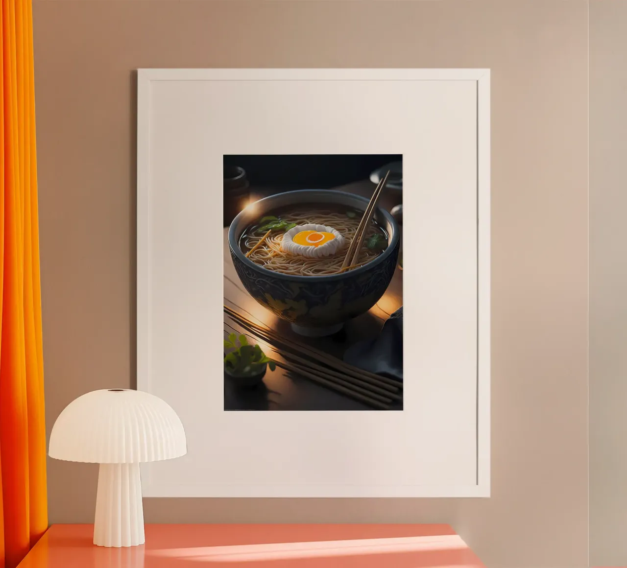 Ramen Giappone Cibo poster da Mikesell