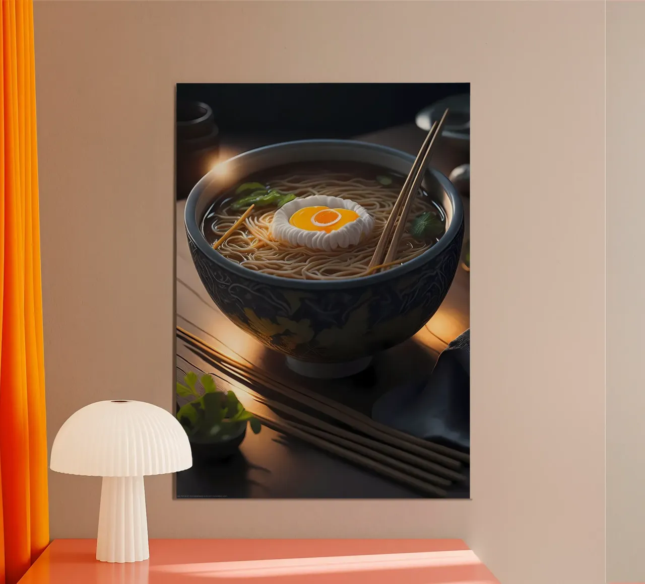 Ramen Giappone Cibo poster da Mikesell
