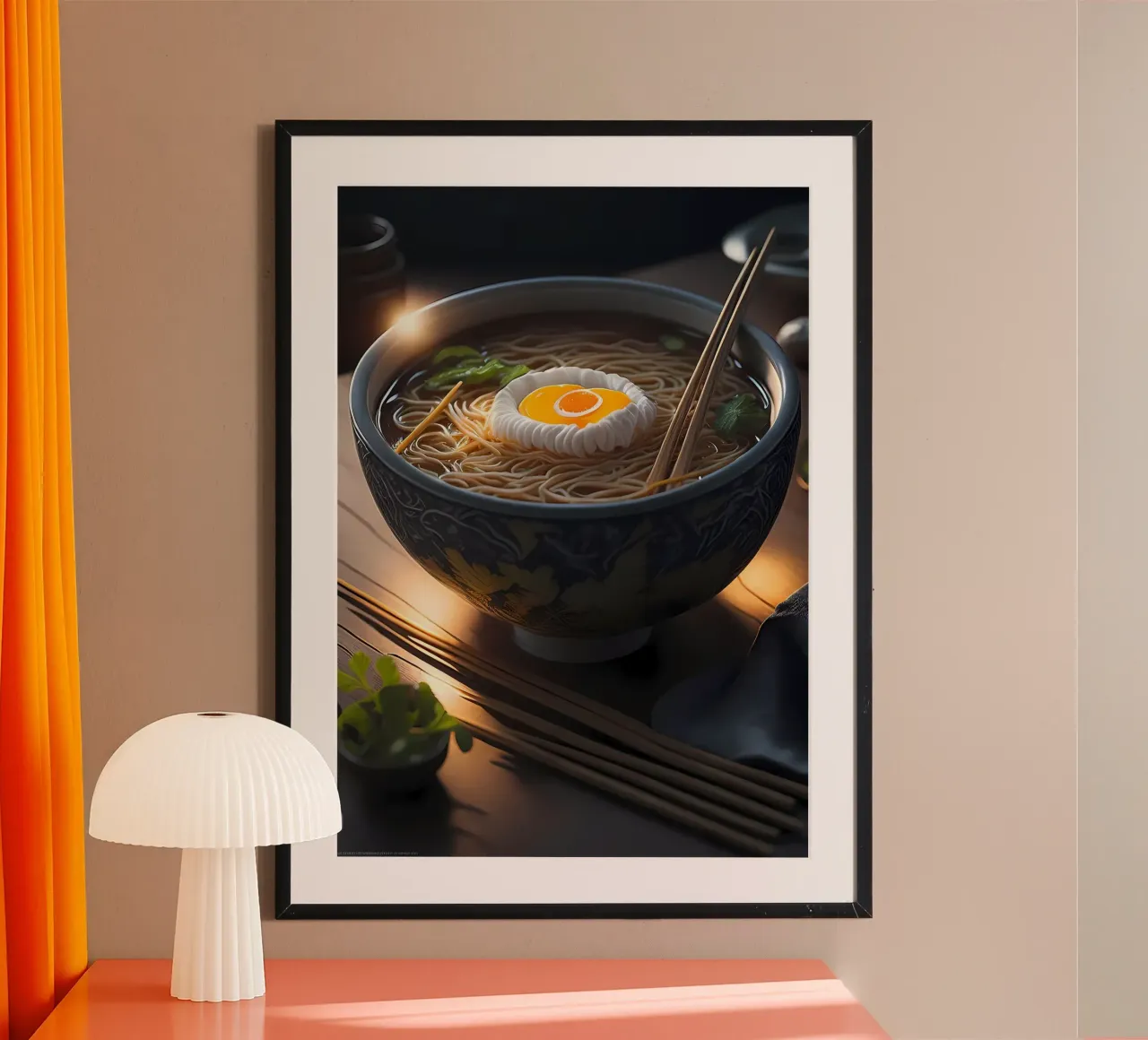 Ramen Giappone Cibo poster da Mikesell