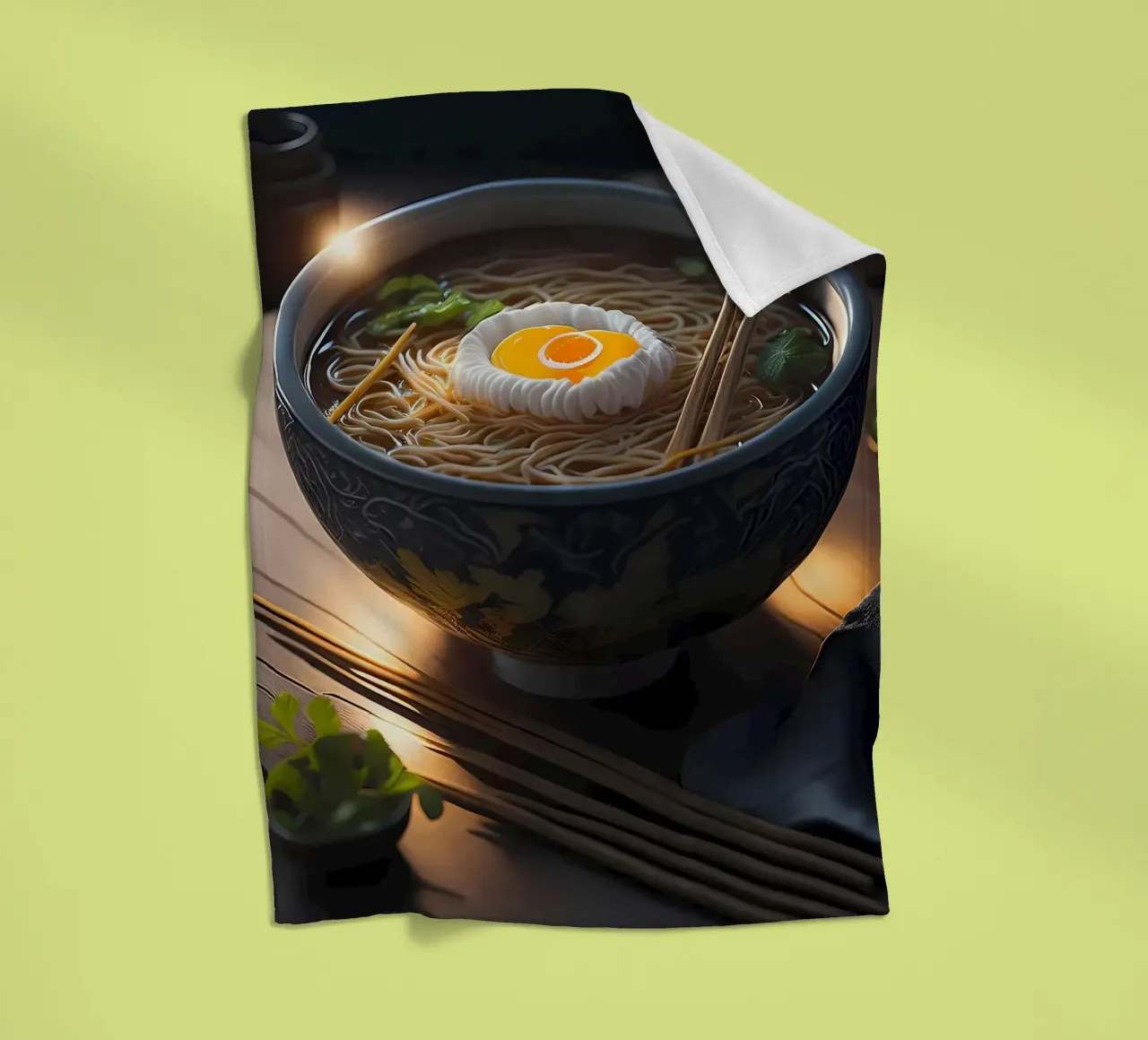 Ramen Giappone Cibo coperta in pile da Mikesell