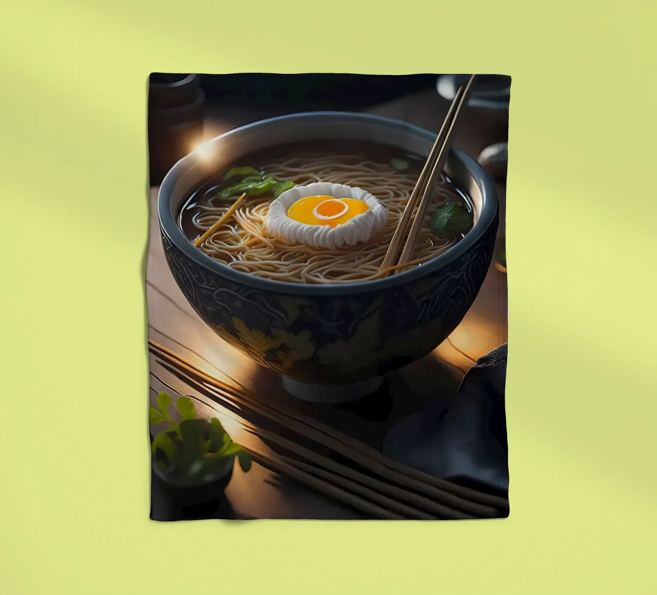 Ramen Giappone Cibo coperta in pile da Mikesell