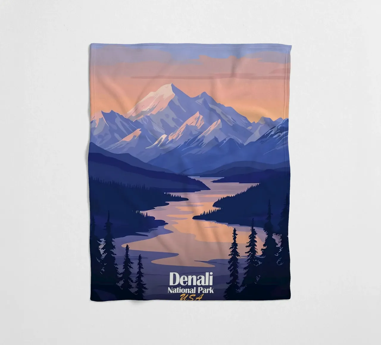 Parco nazionale di Denali coperta in pile da Ginnery