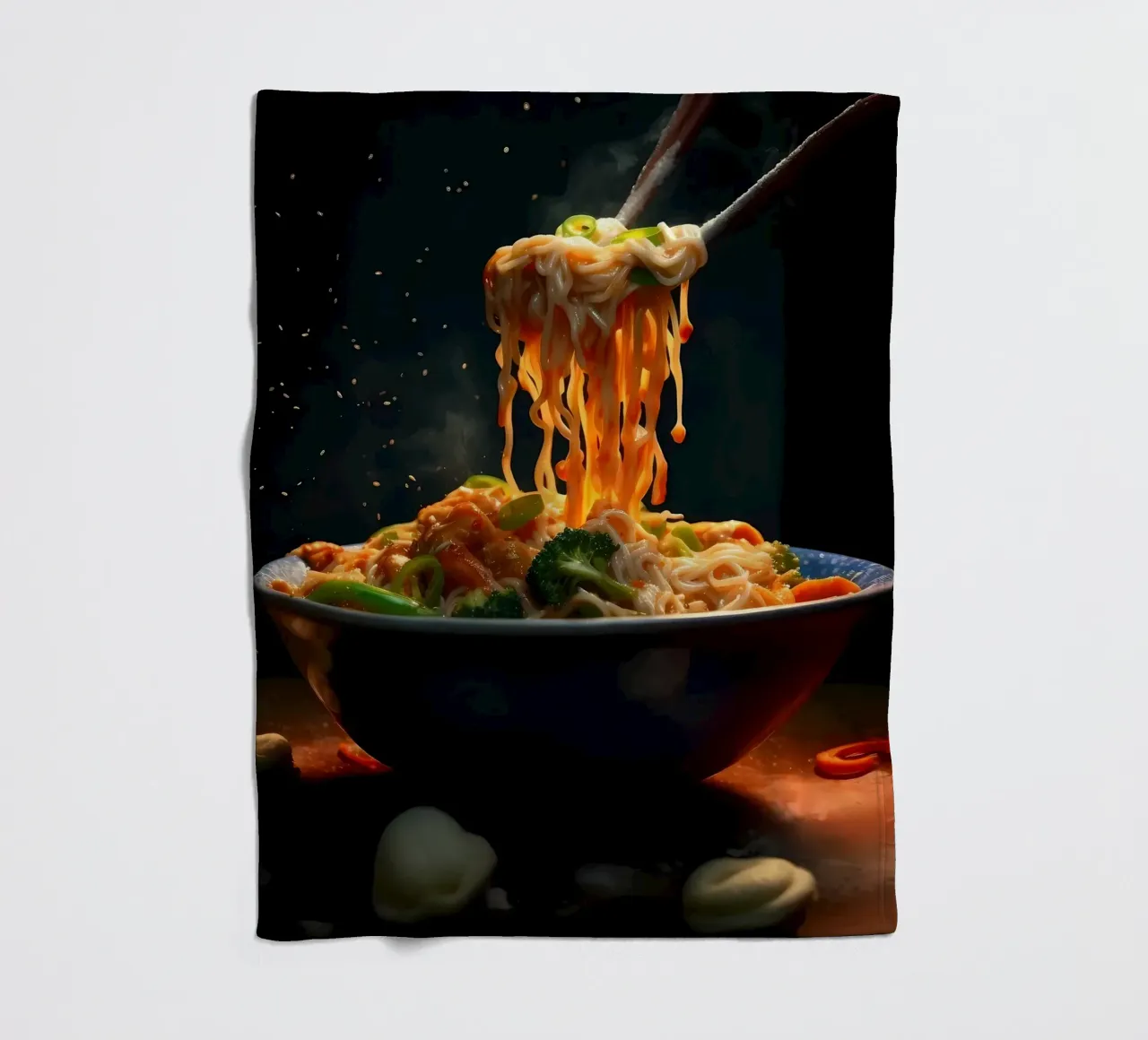 Ramen Giappone Cibo coperta in pile da Mikesell