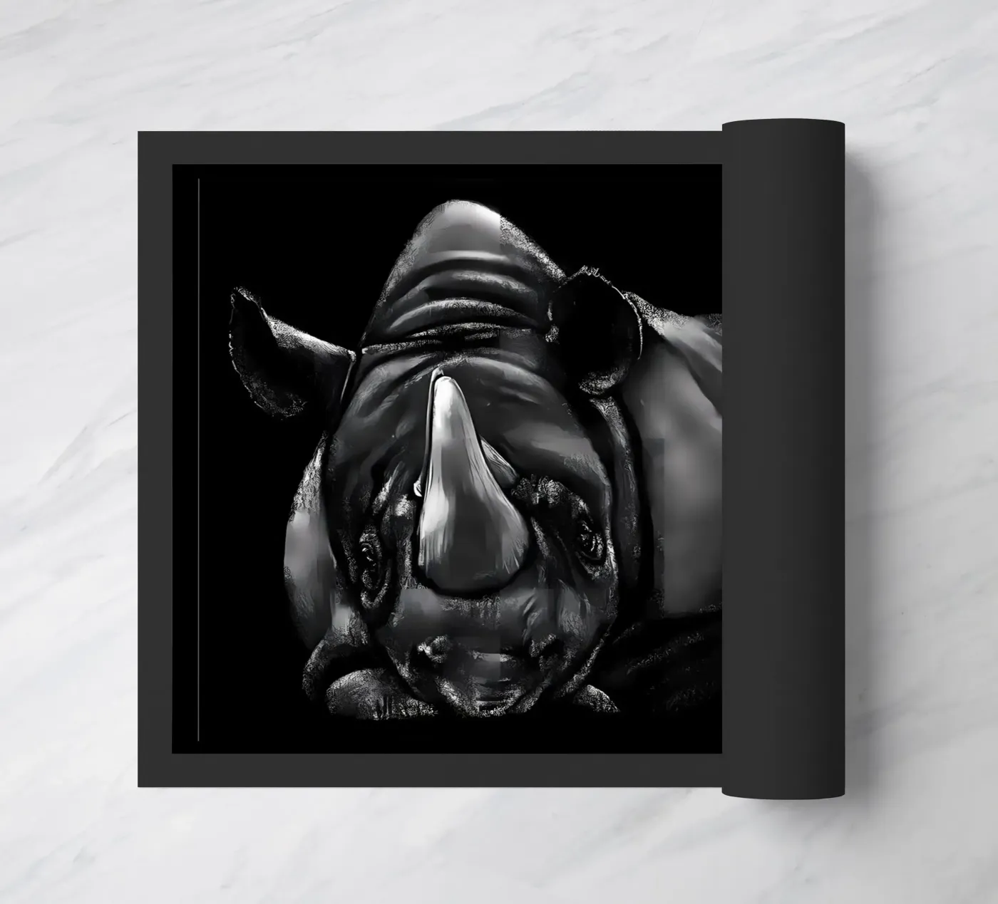 Rhinoceros deurmat van Delaplane