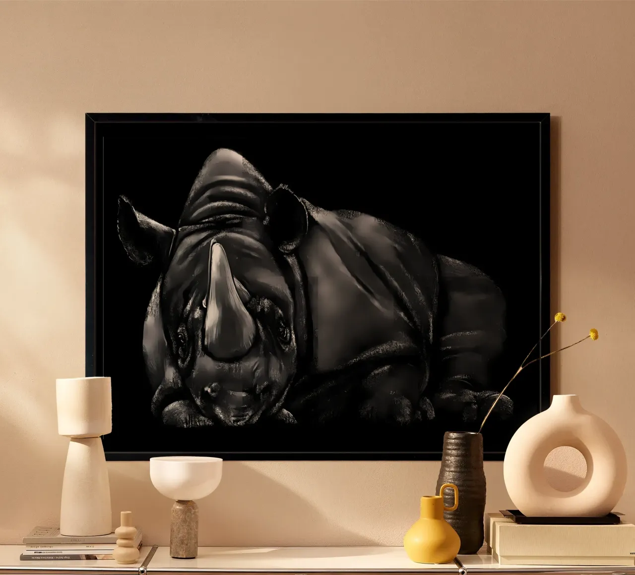 Rhinoceros poster da Delaplane
