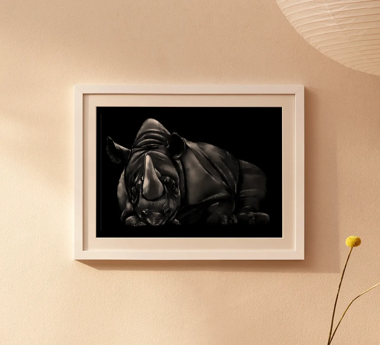 Rhinoceros poster da Delaplane