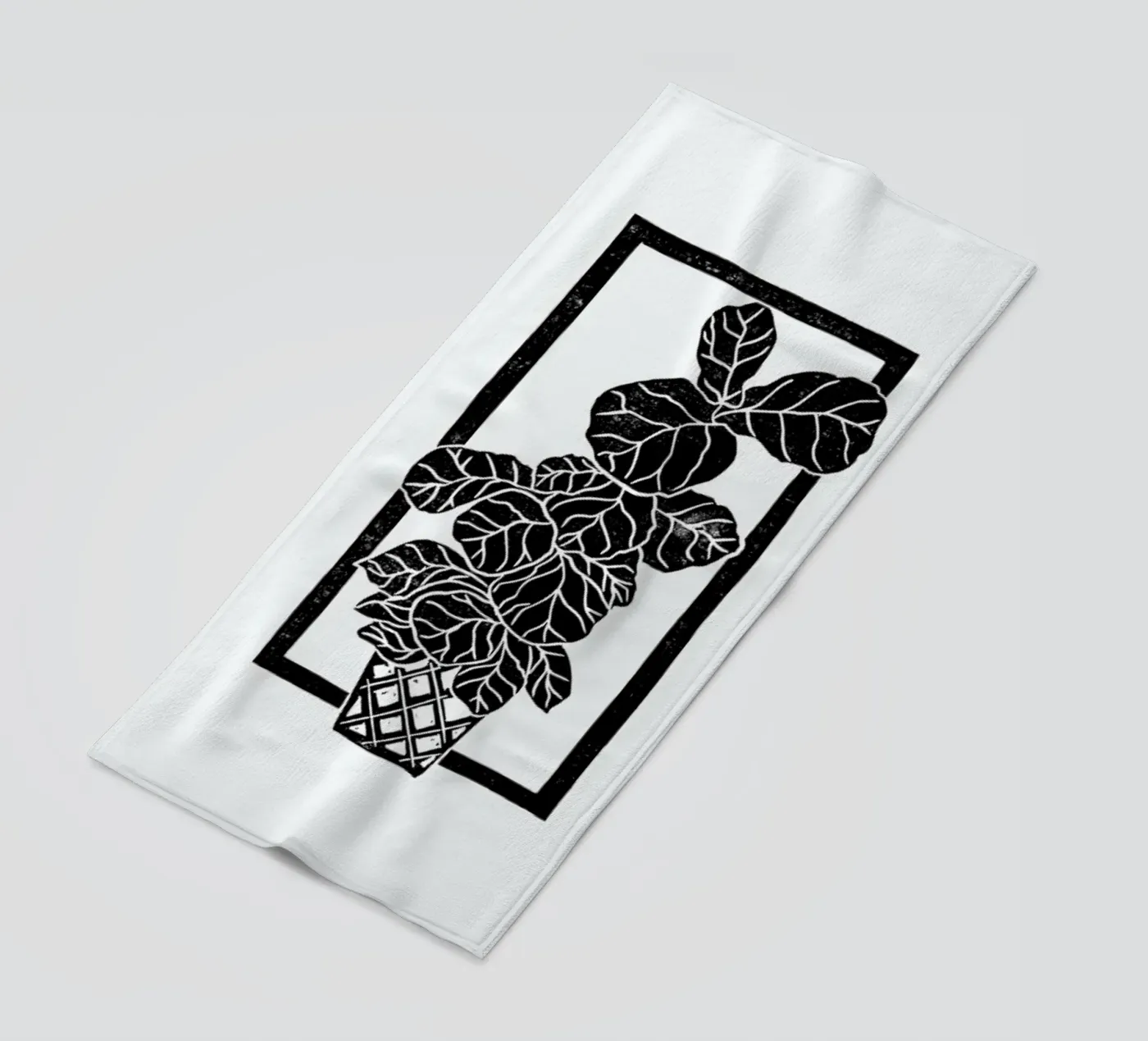 Fiddle Leaf Fig serviette de plage de Bianca Green