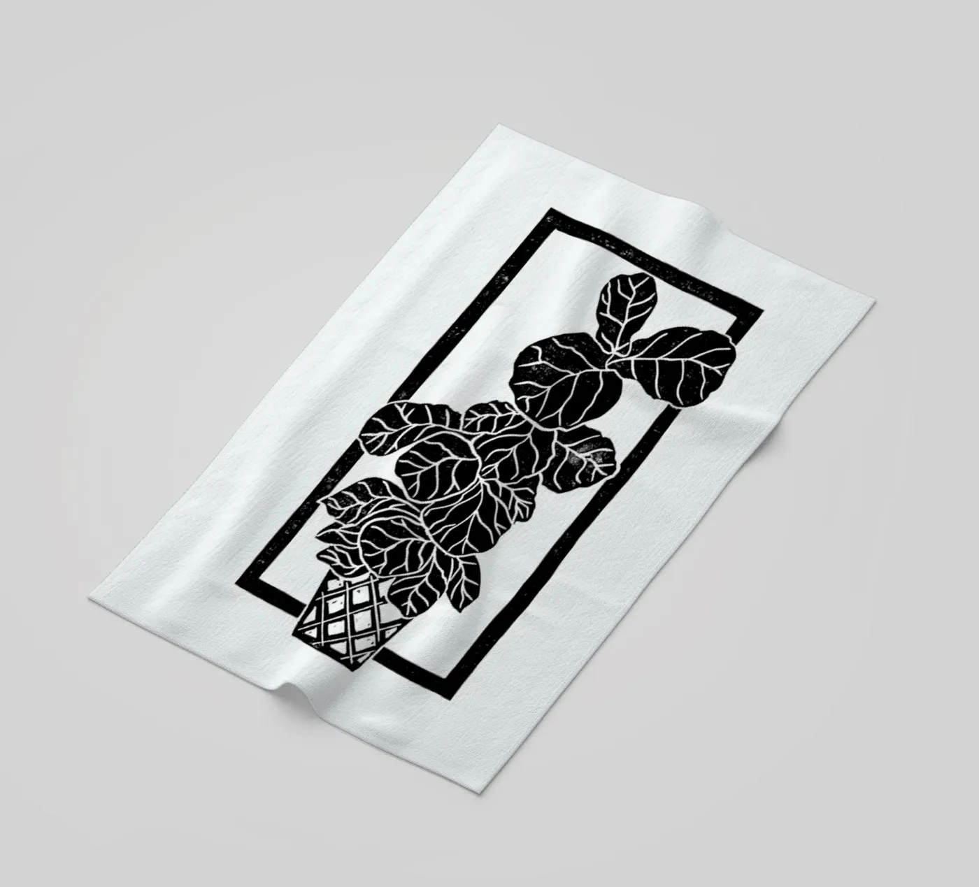 Fiddle Leaf Fig serviette de plage de Bianca Green