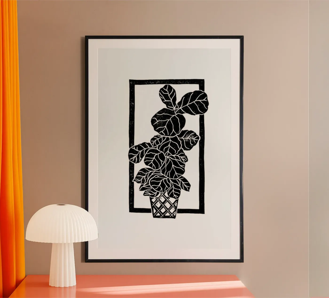 Fiddle Leaf Fig poster da Bianca Green
