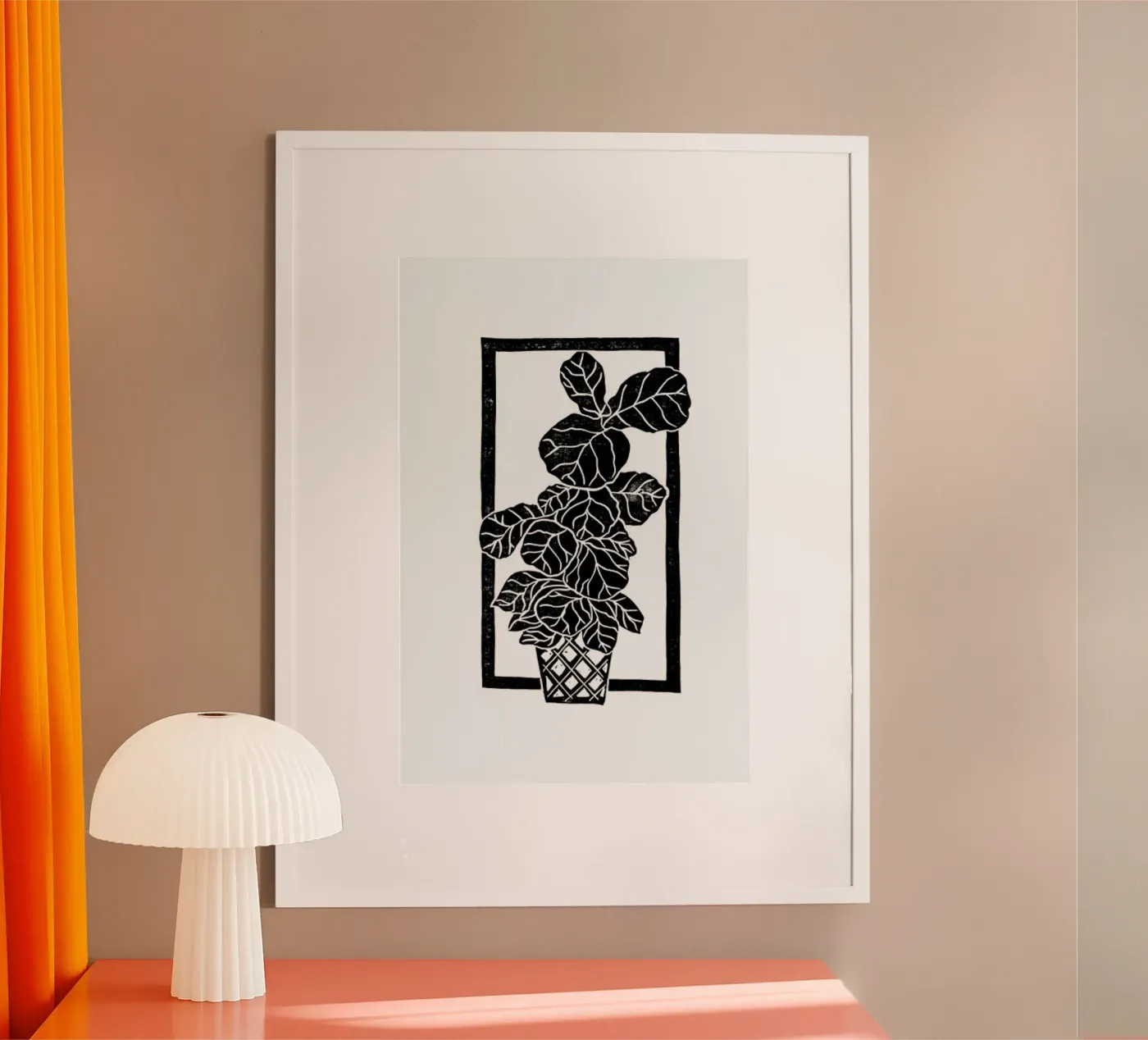 Fiddle Leaf Fig poster da Bianca Green