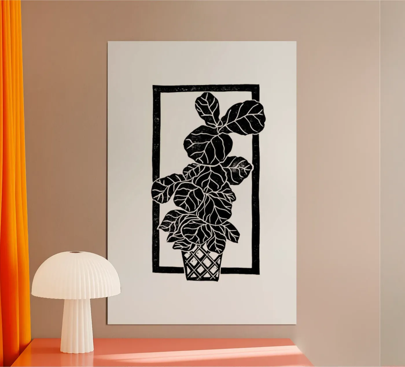 Fiddle Leaf Fig Poster von Bianca Green