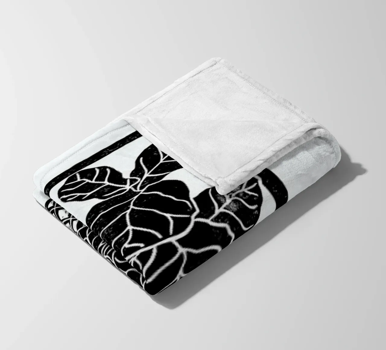 Fiddle Leaf Fig Fleecedecke von Bianca Green