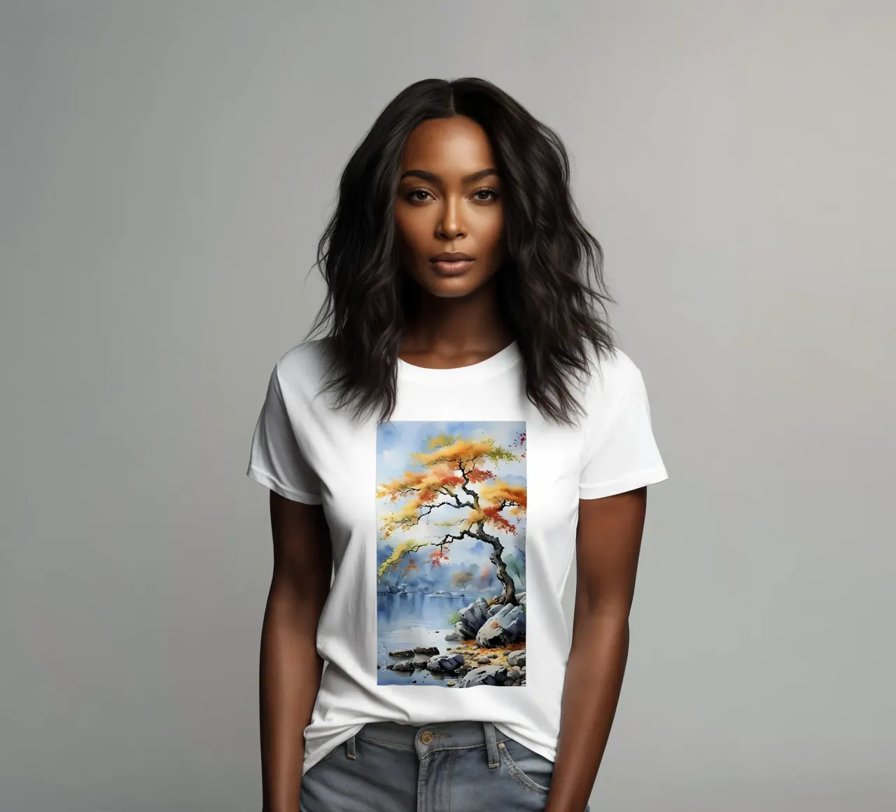Minimalist Poster 133 women's fitted t-shirt by Kadynce