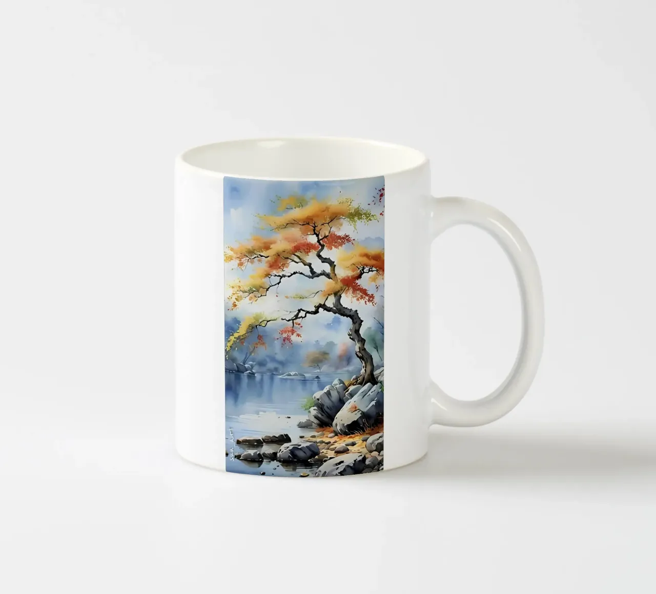 Poster minimalista 133 tazza in ceramica da Kadynce