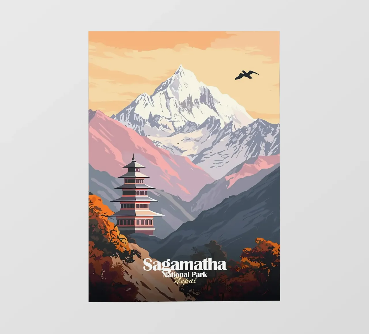 Nationaal park Sagamartha fotobehang van Ginnery