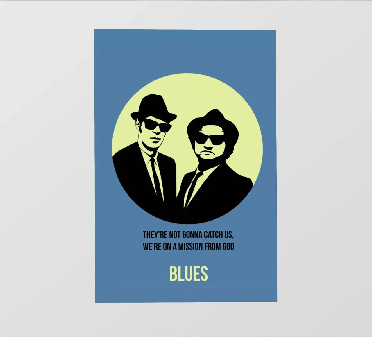 Blues Poster 2 pellicola backlit da Naxart