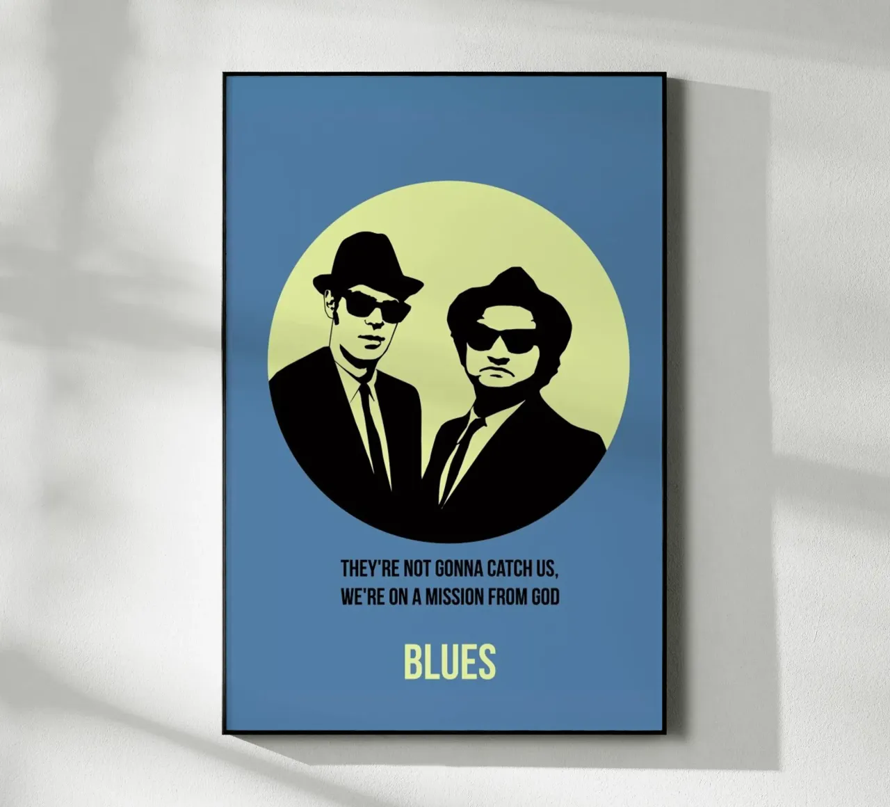 Blues Poster 2 acrylic glass by Naxart