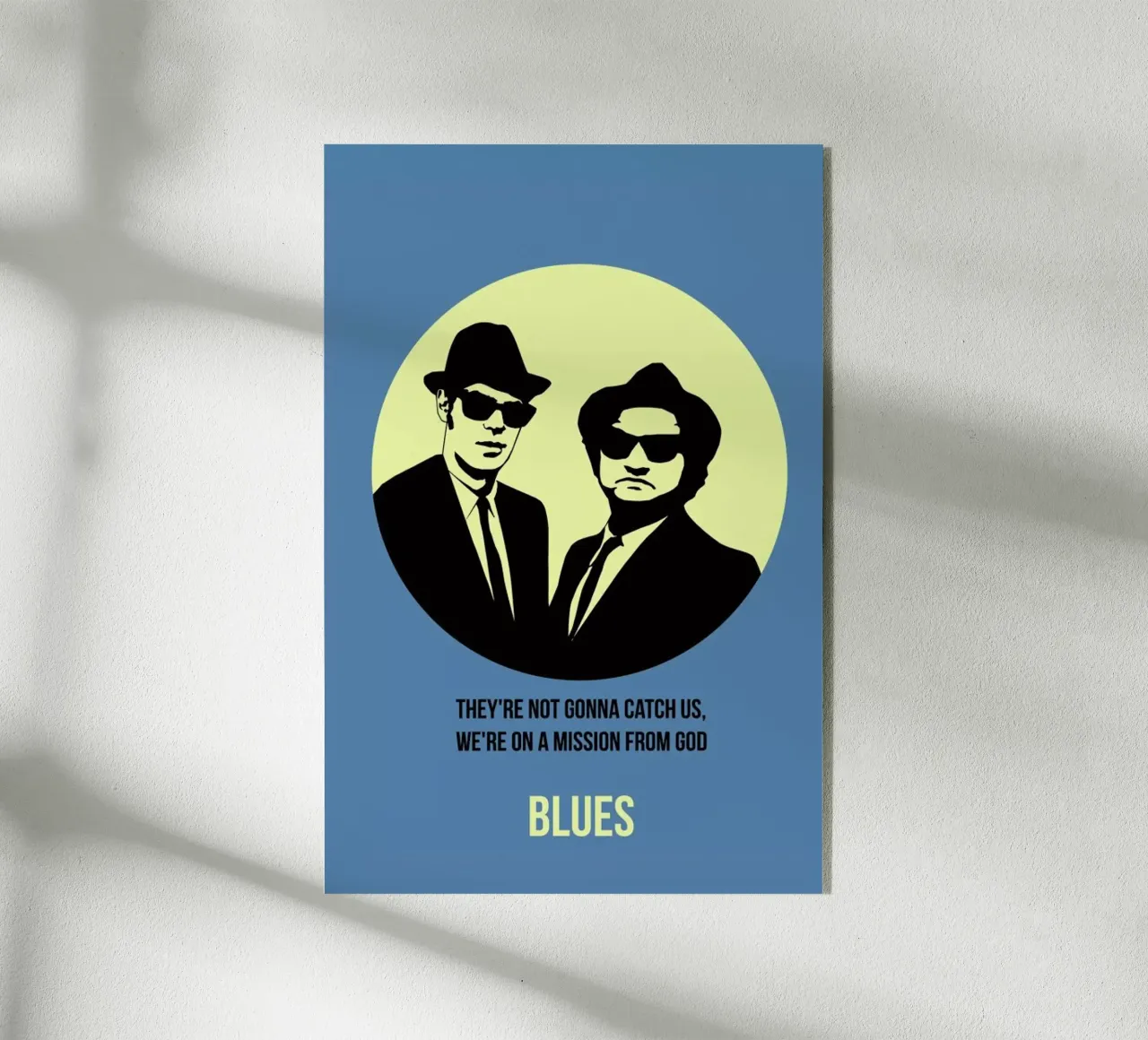Blues Poster 2 acrylic glass by Naxart