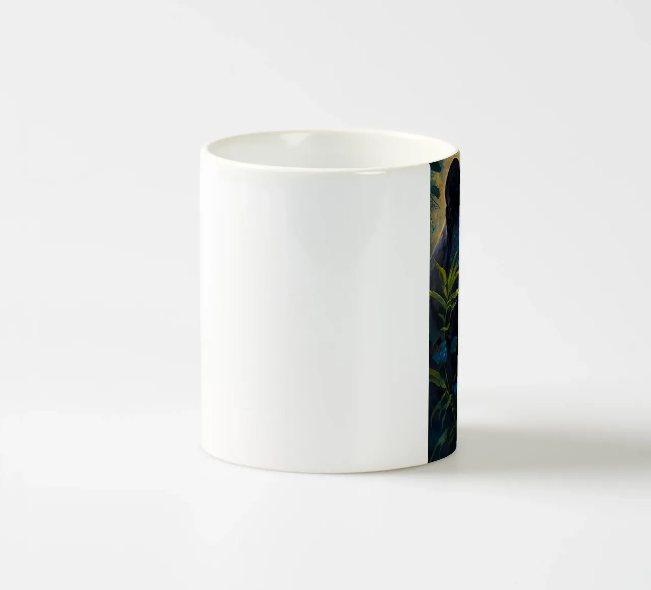 Oro nero della tigre tazza in ceramica da Mikesell