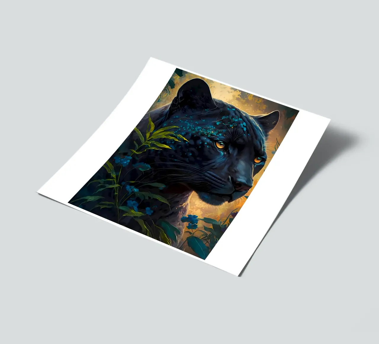Oro nero della tigre foglio adesivo da Mikesell