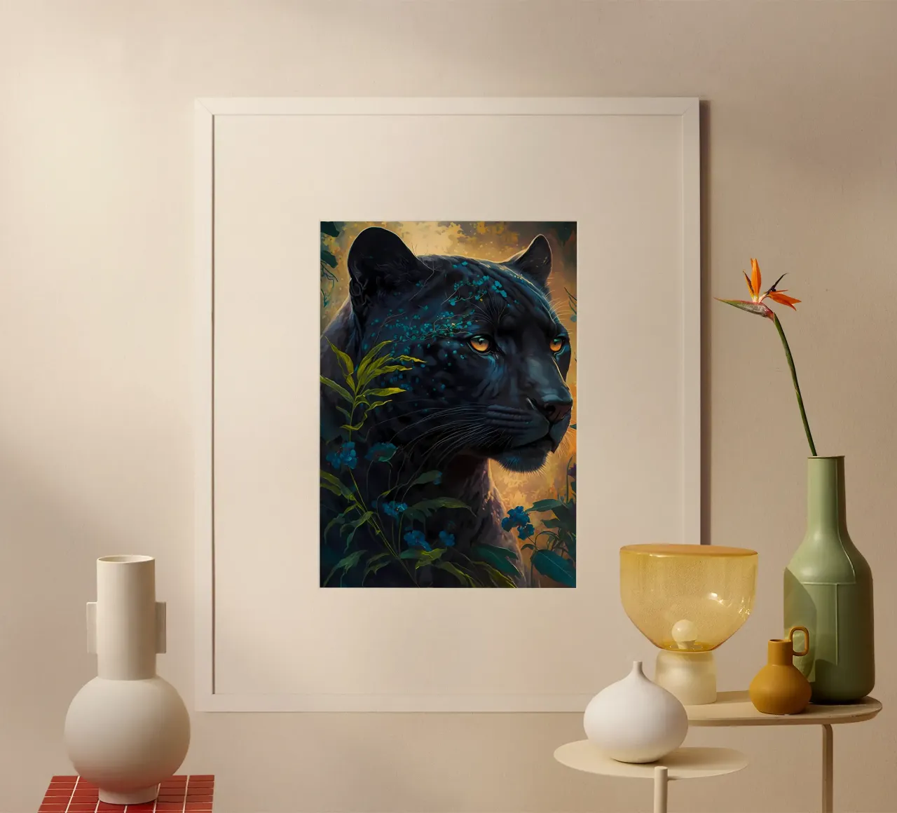 Schwarzer Tiger Gold Hahnemühle von Mikesell