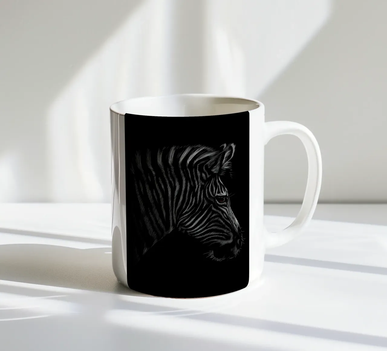 Zebra tazza in ceramica da Delaplane