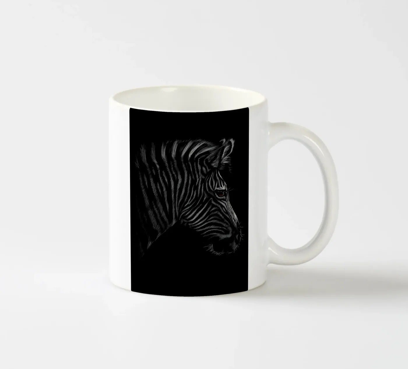 Zebra ceramic mug by Delaplane
