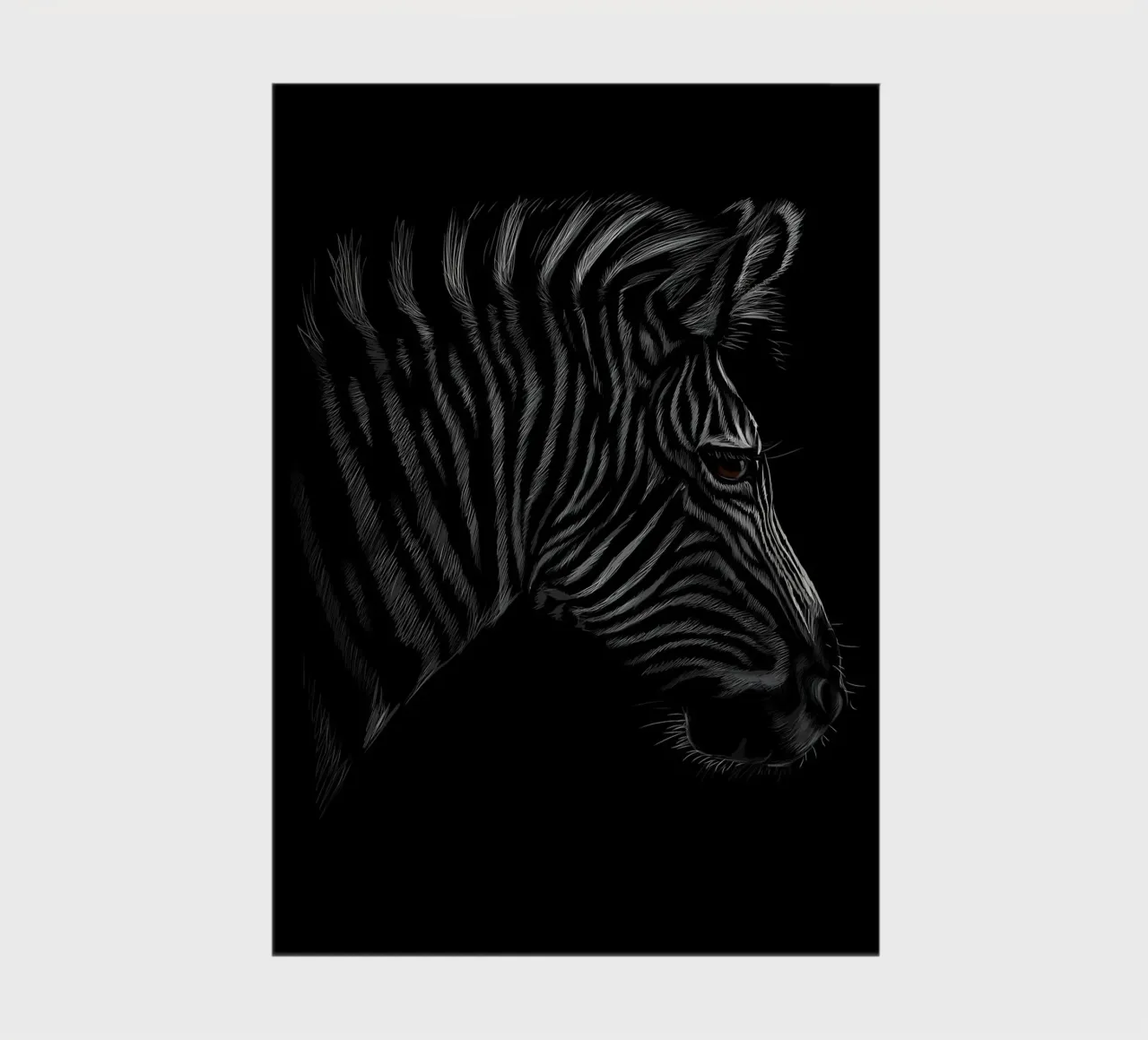 Zebra notebook by Delaplane
