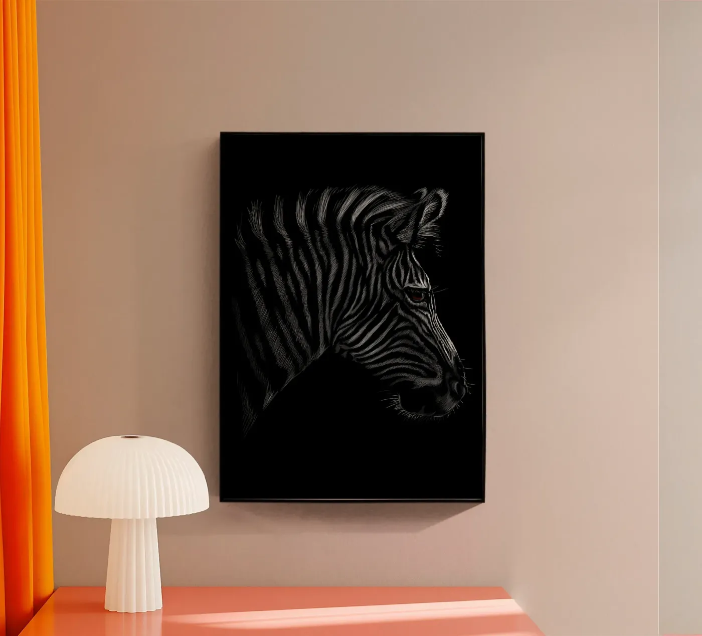 Zebra plexiglass da Delaplane